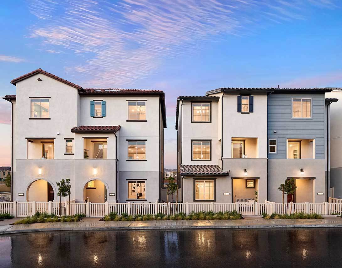 Wyatt at Bedford:Model Home Exteriors