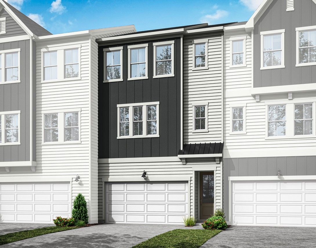 Twinleaf Townes | Isla Plan:Exterior Rendering