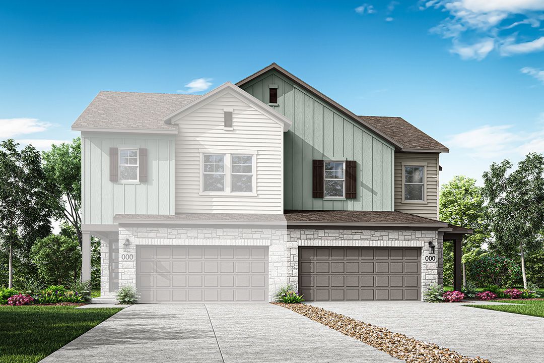 The Bryant Townhome:Townhome 2 | Exterior Style A
