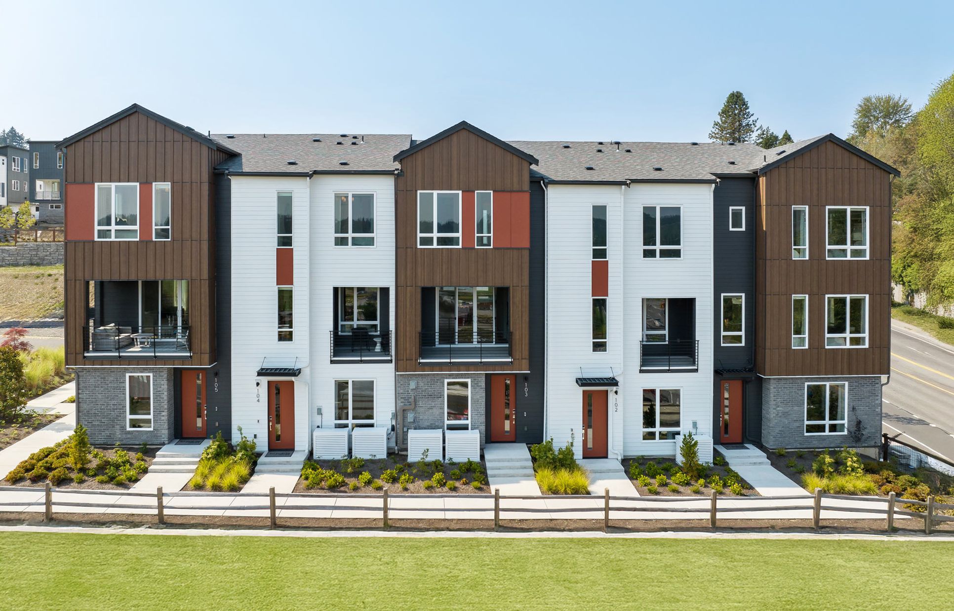 Willows 124:Building 5 Model Homes