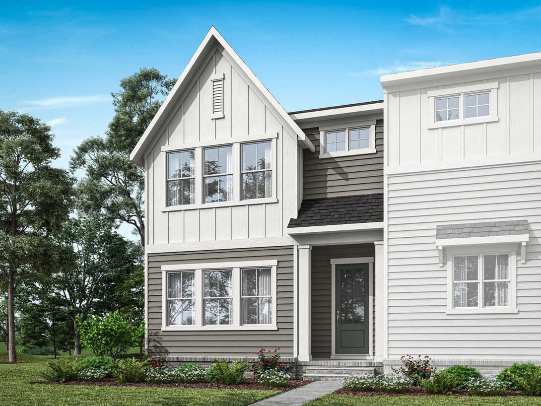 Holding Village Mews | Sampson Plan:Exterior Style C - End Unit