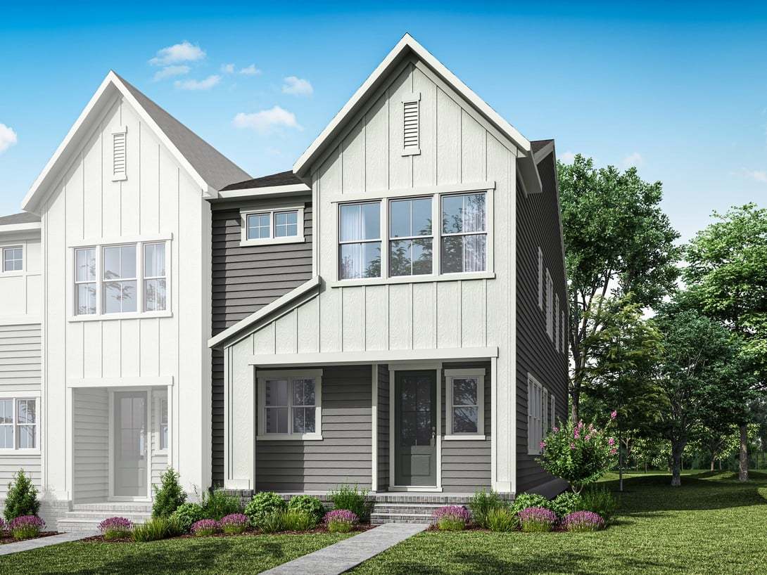 Mews at Holding Village | Wilson:Exterior Style C - End Unit