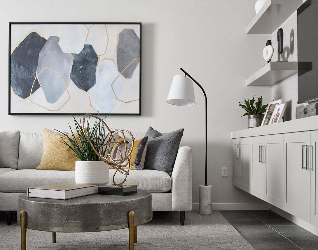 Lark at Valencia Plan 1 Model Home:Great Room Detail