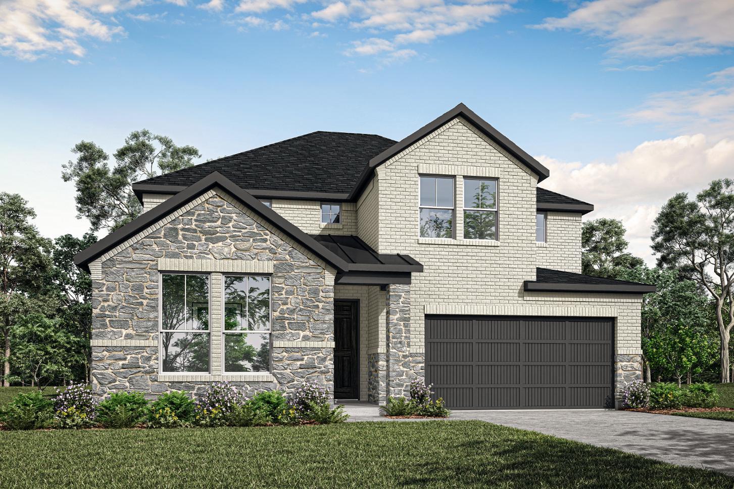 Evelyn Floorplan - Elevation Rendering:Exterior Style C