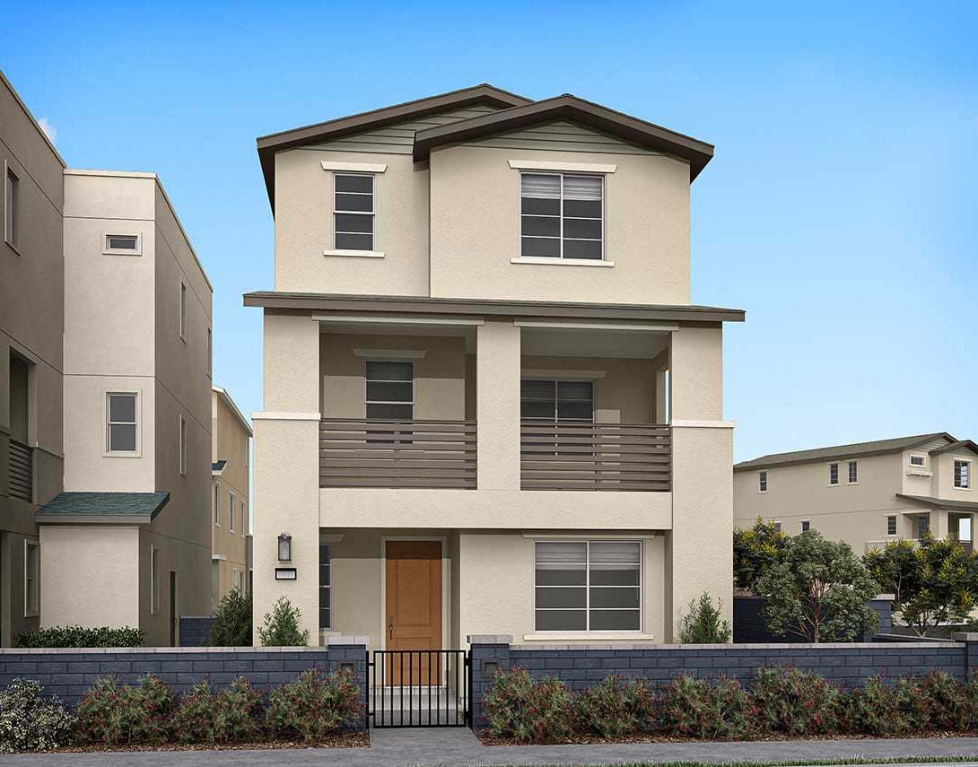 Heatherly at Rancho Mission Mission Plan 3:Exterior Style C Ranch Reversed