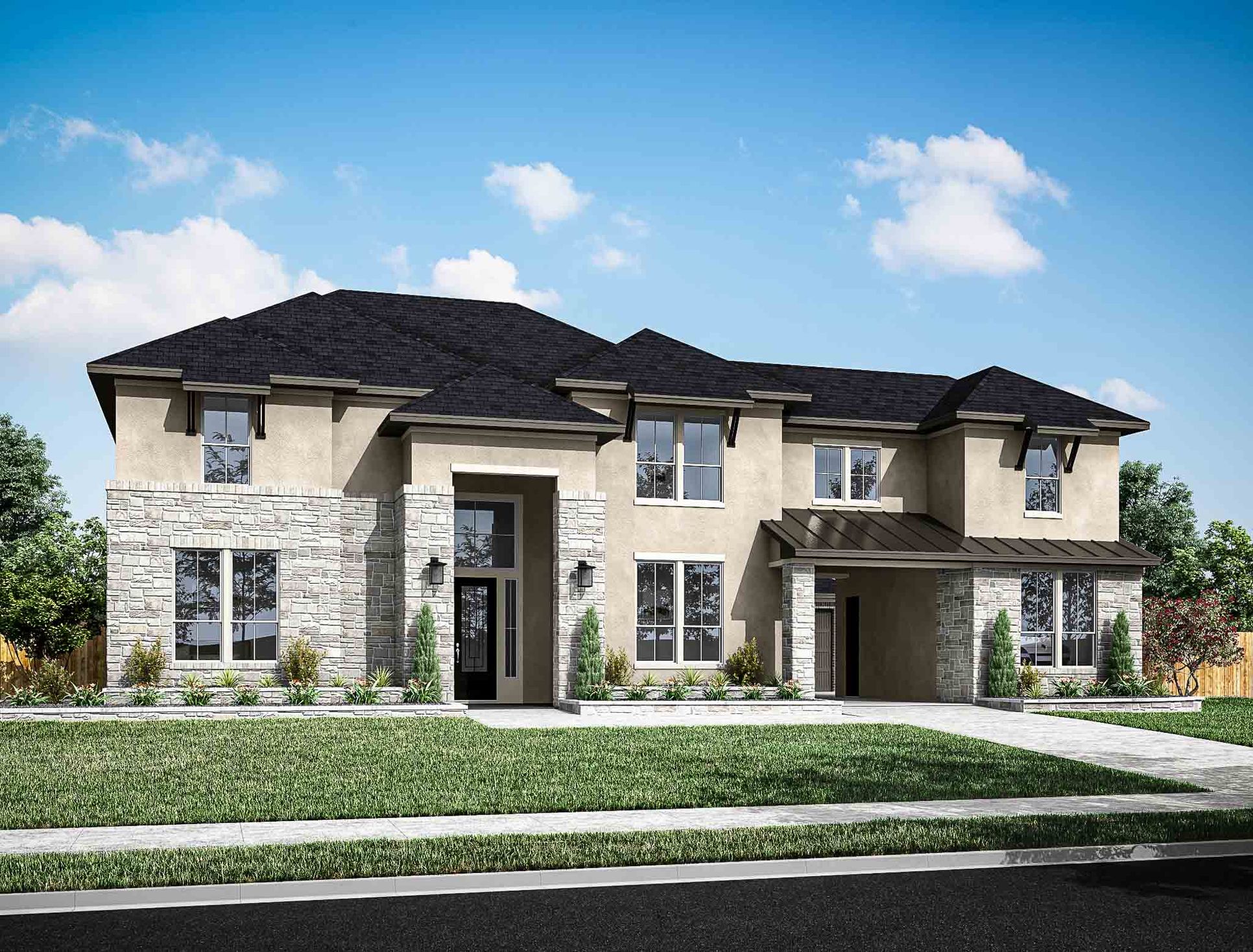 Sienna 80':Representative Only | Camden Plan | Elevation C