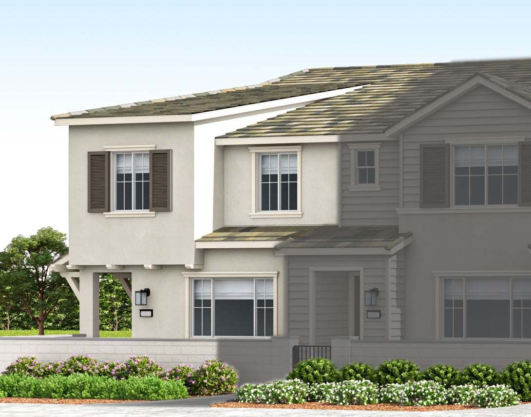 Tilden Plan 3BR Exterior Style B:American Traditional Rendering