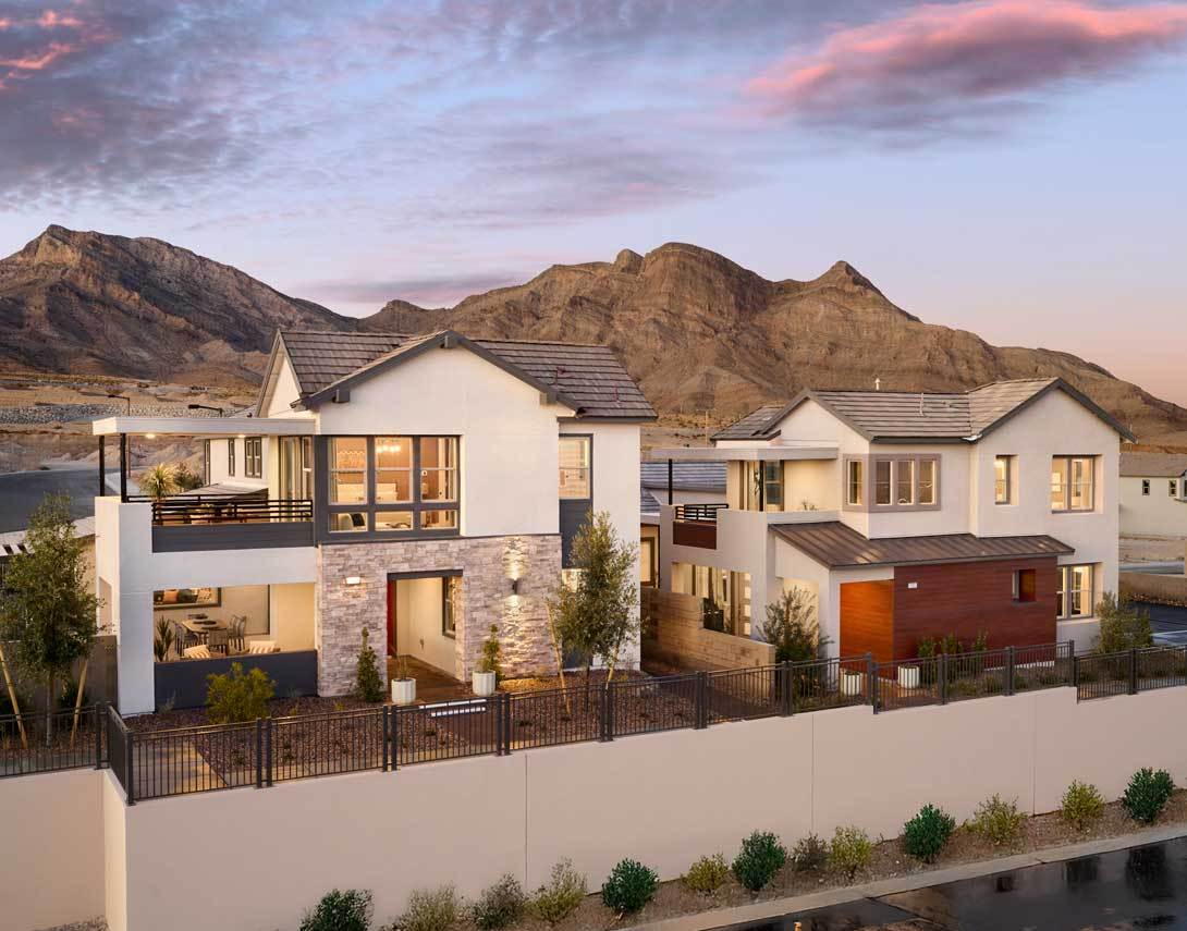 Edgewood at Grand Park in Summerlin:Dusk Scene