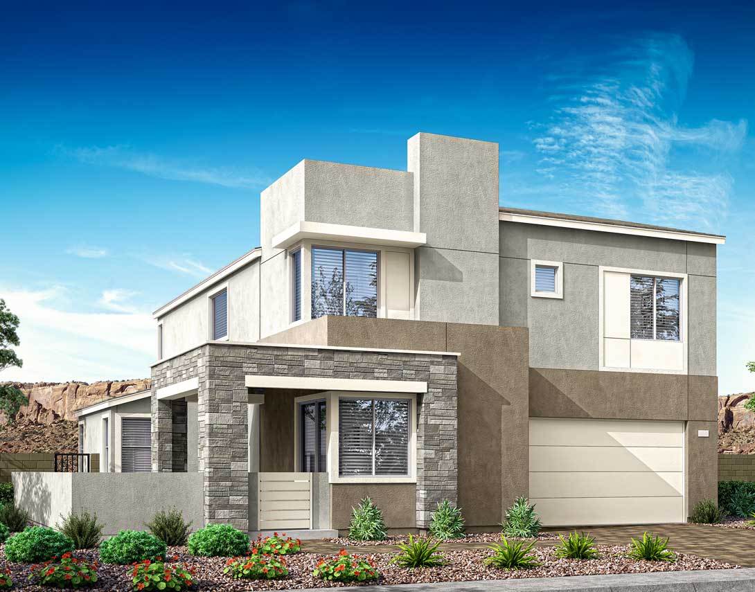 Citrine in Northwest Las Vegas:Plan 3 | Elevation C | Modern