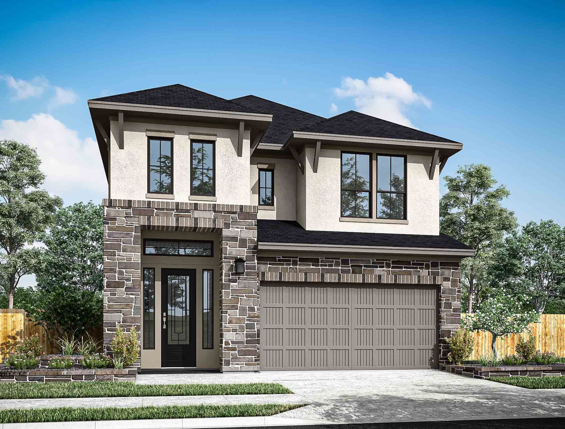 Harvest Green 40':Representative Only | Brant Plan | Elevation B