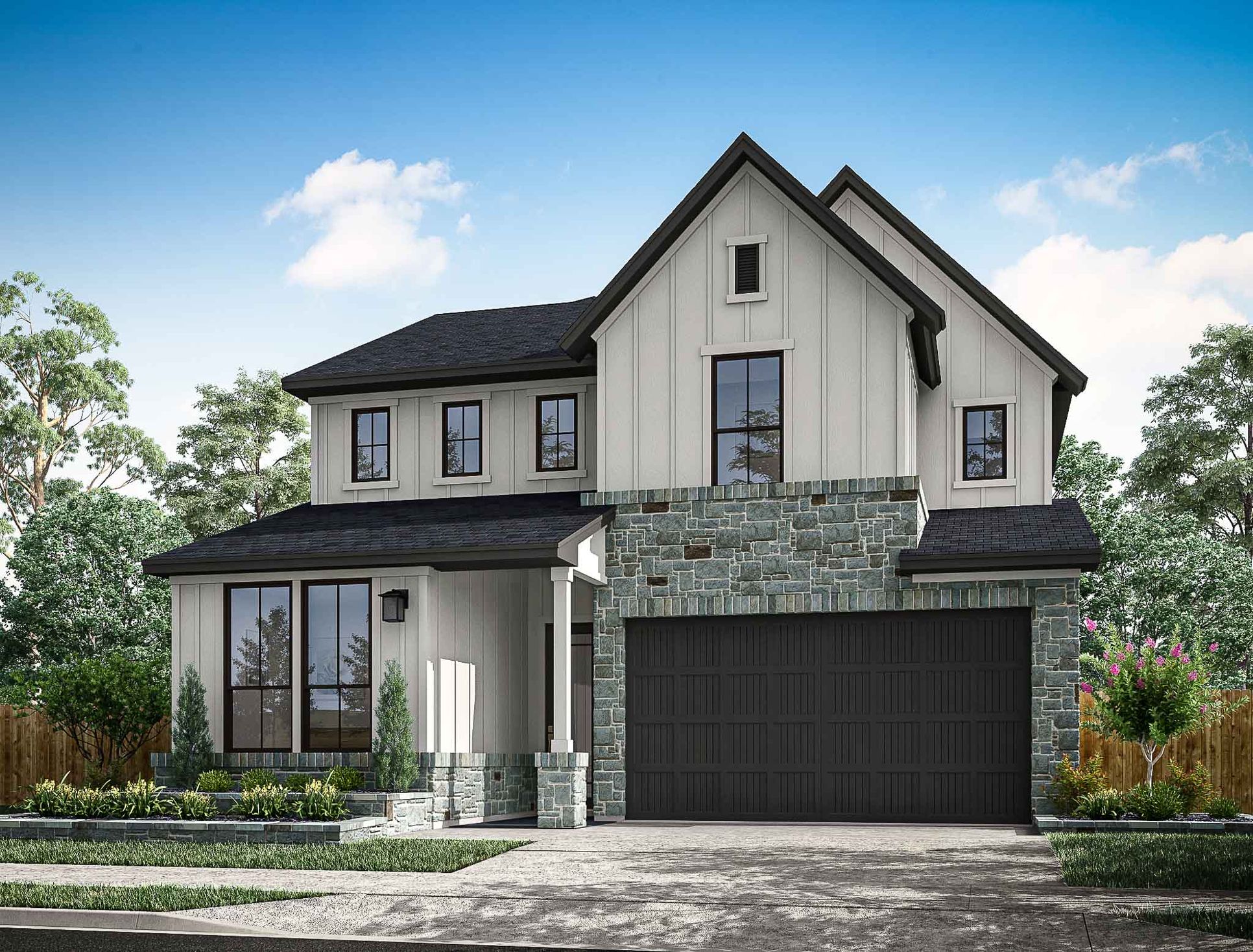 Garden Glen at Clopton Farms:Representative Only | Hawk Plan | Elevation D