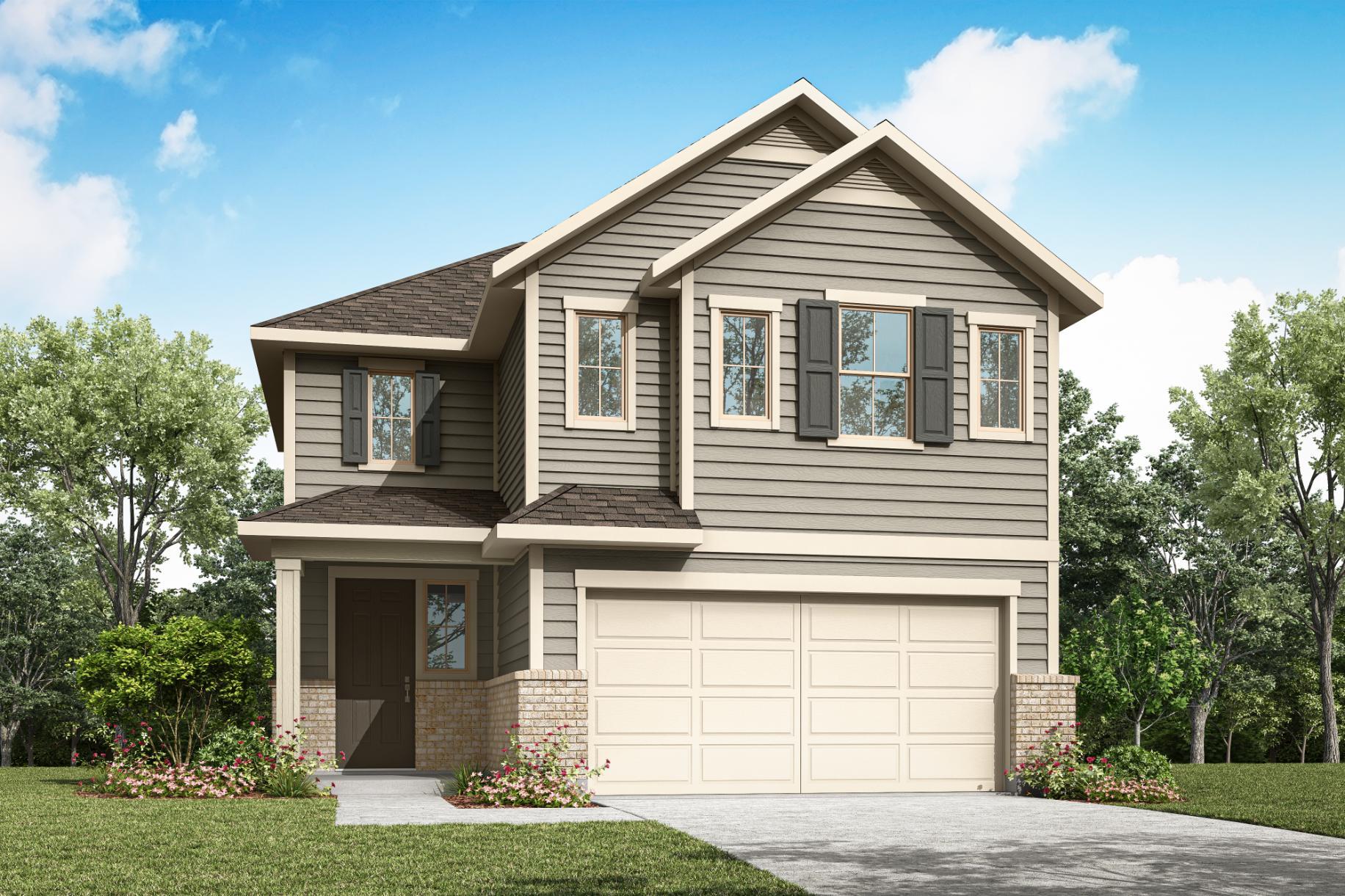 Winfield Exterior Rendering:Exterior Style A
