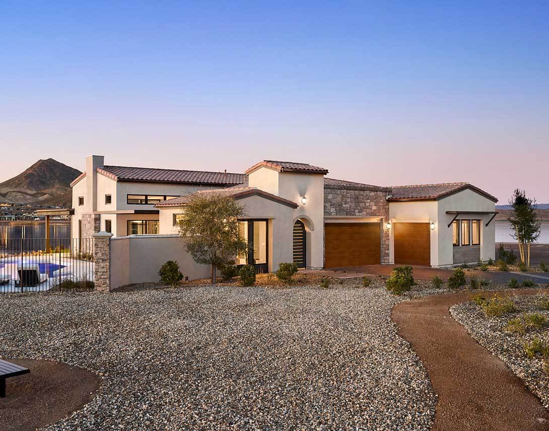 La Cova at Lake Las Vegas:Residence 2 | Dusk Scene