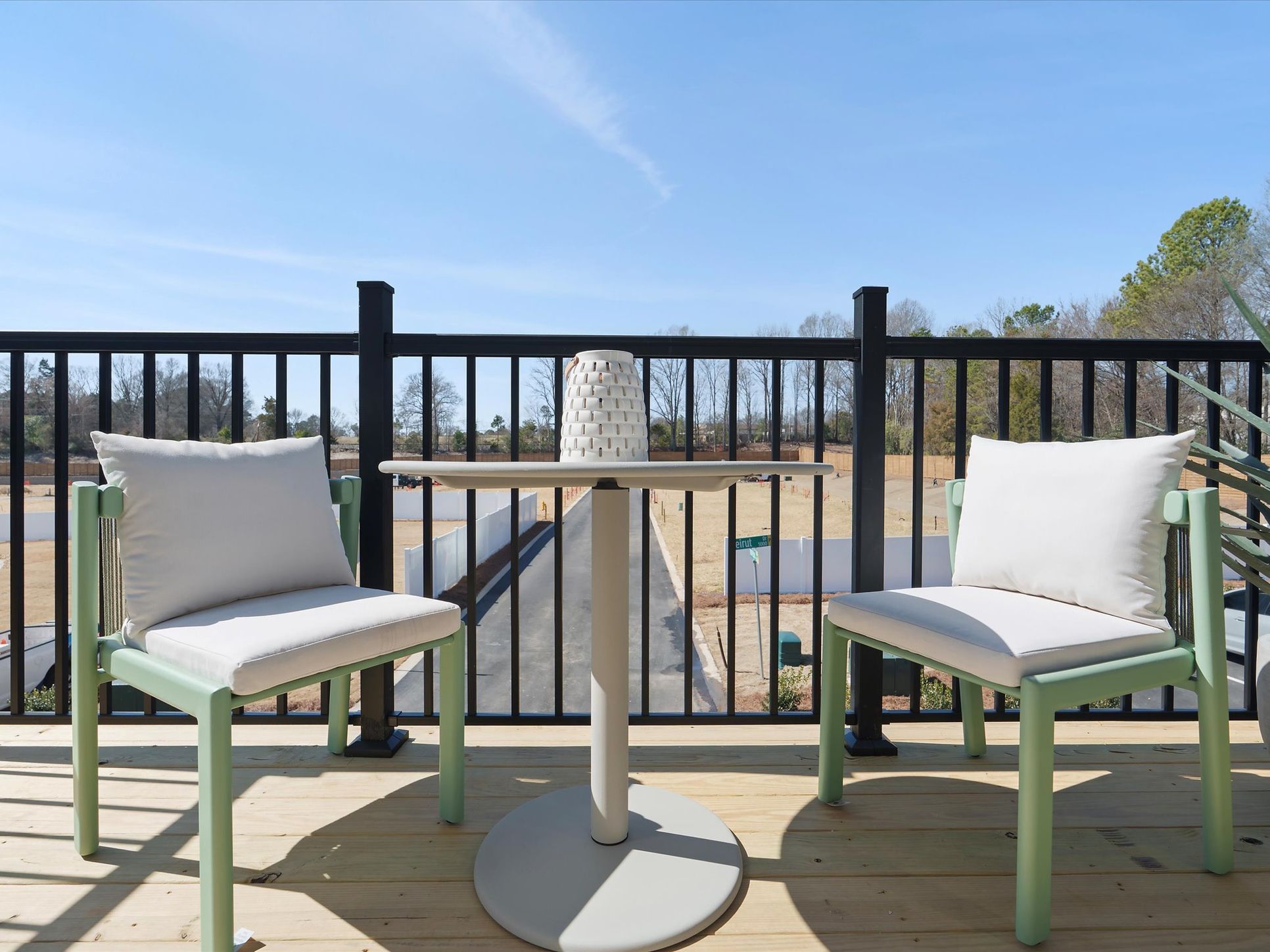 Southmont | The Braden:Outdoor Living with Modern Black Rail