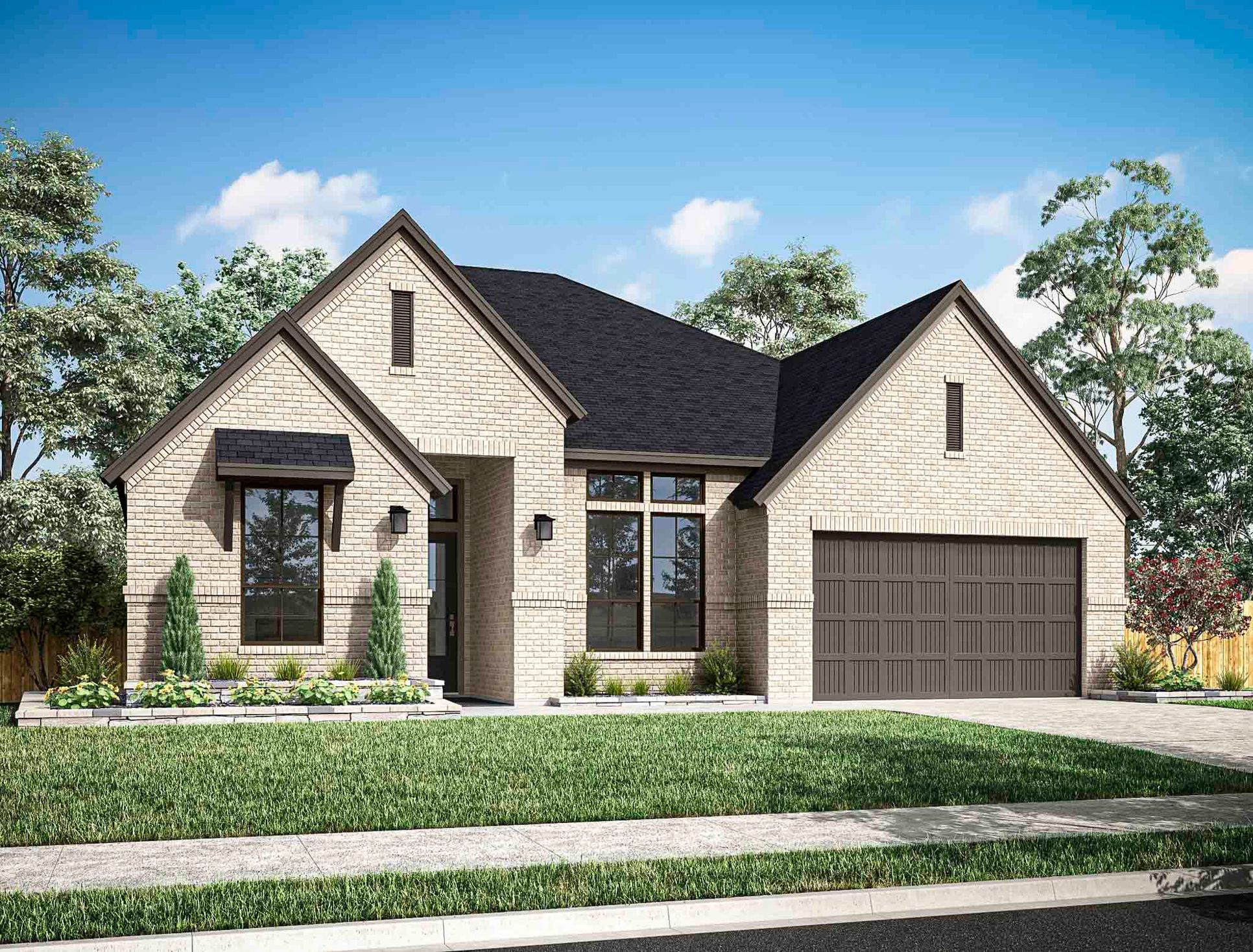 Dunham Pointe 60':Representative Image | Brentwood Plan | Elevation A