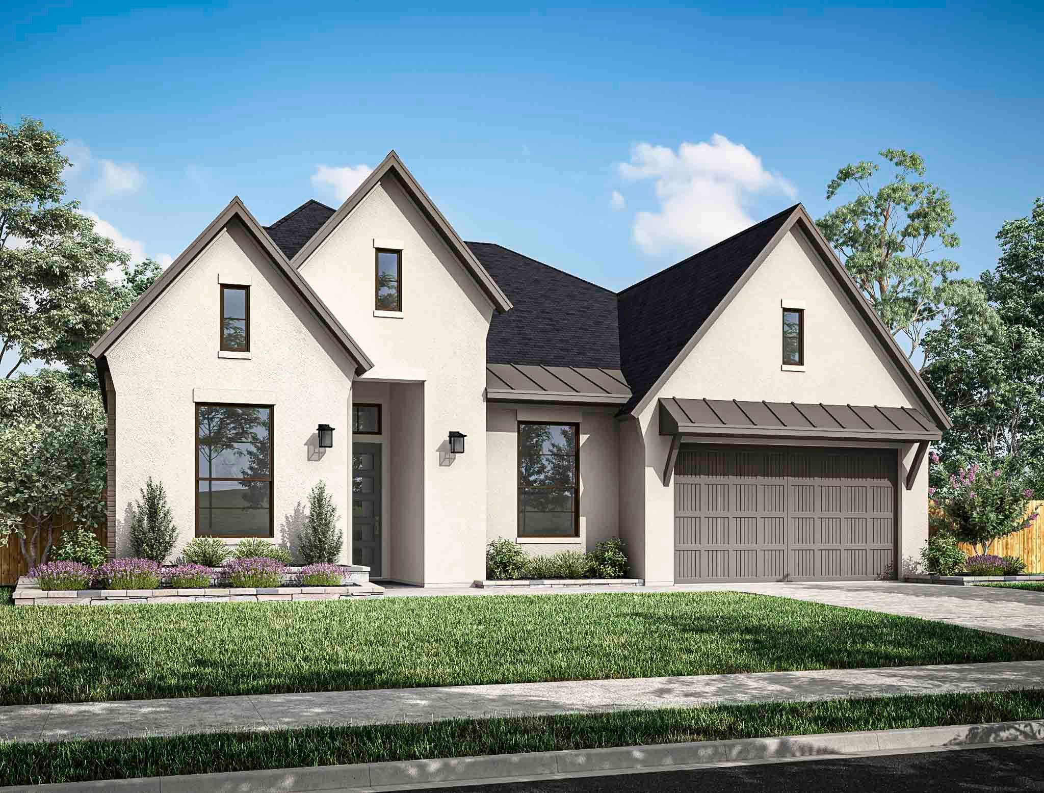 Dunham Pointe 60':Representative Image | Brentwood Plan | Elevation D