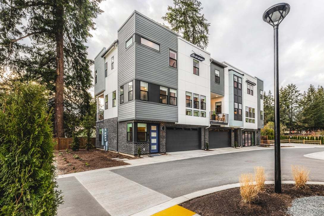 Arborstone by Tri Pointe Homes Model Building in B:Exterior Style A | Color Scheme 3