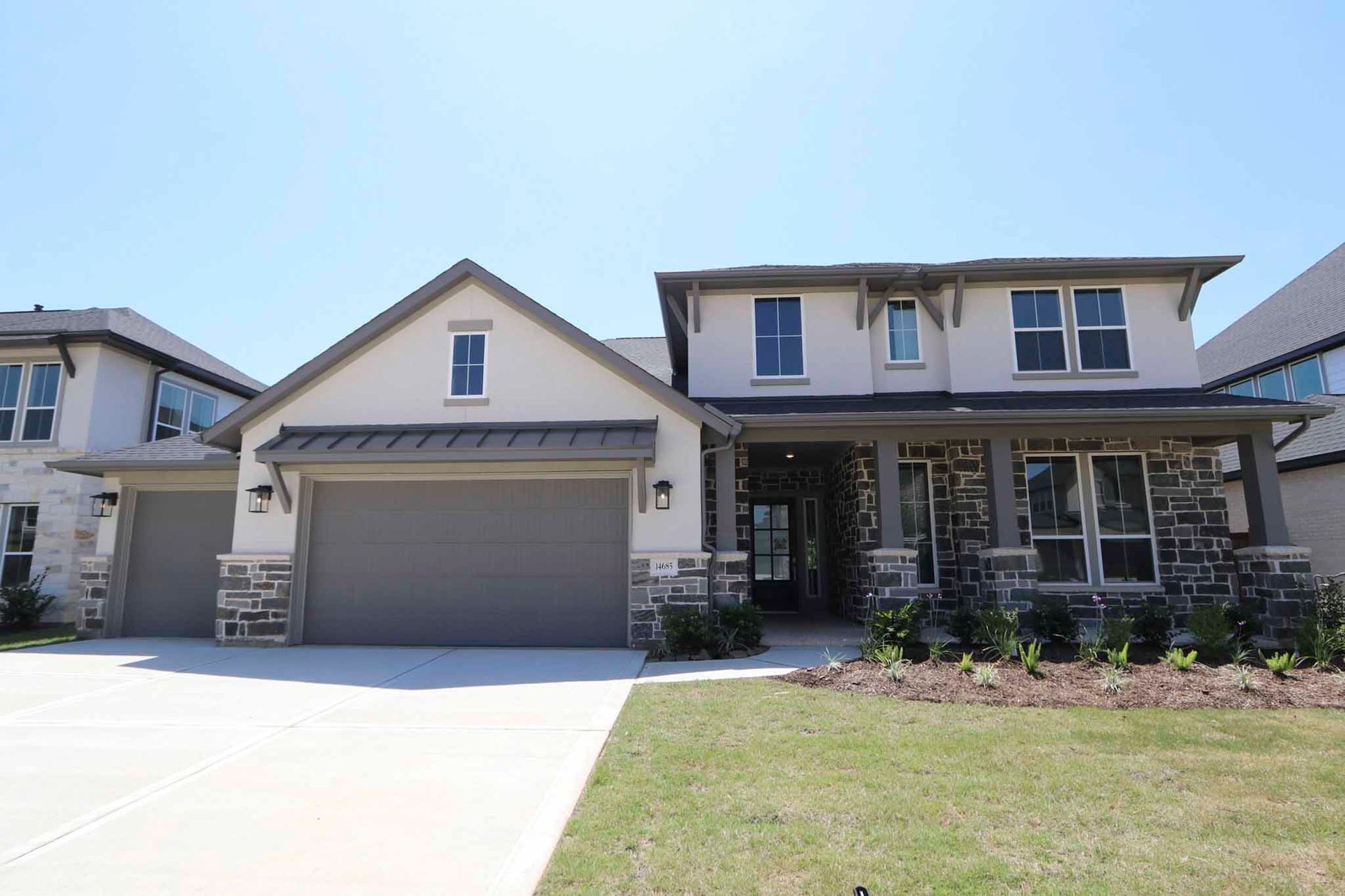 Brook Bend at Clopton Farms:Barnhart Plan | 14865 Hereford Grove Lane | Elevation C