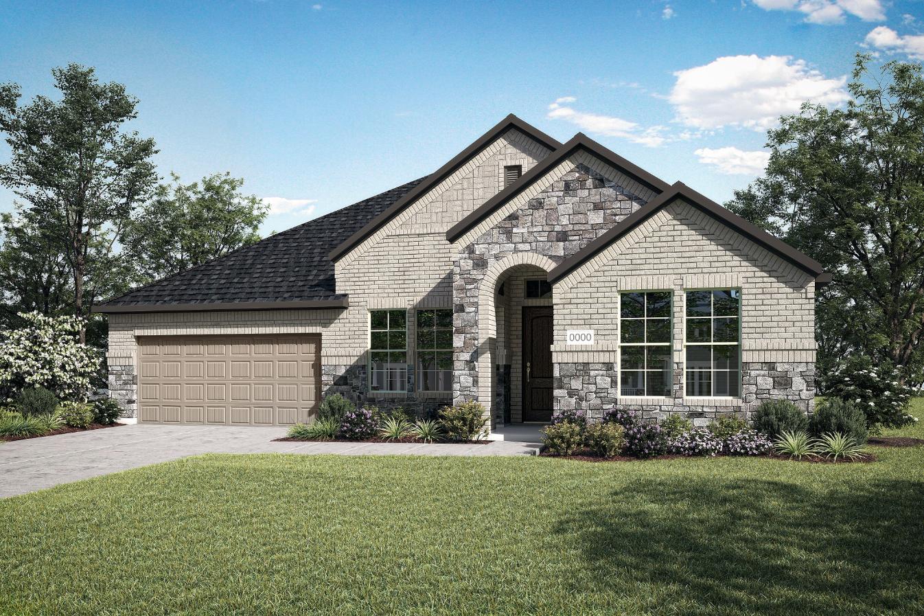 Elevation Rendering:Exterior Style C