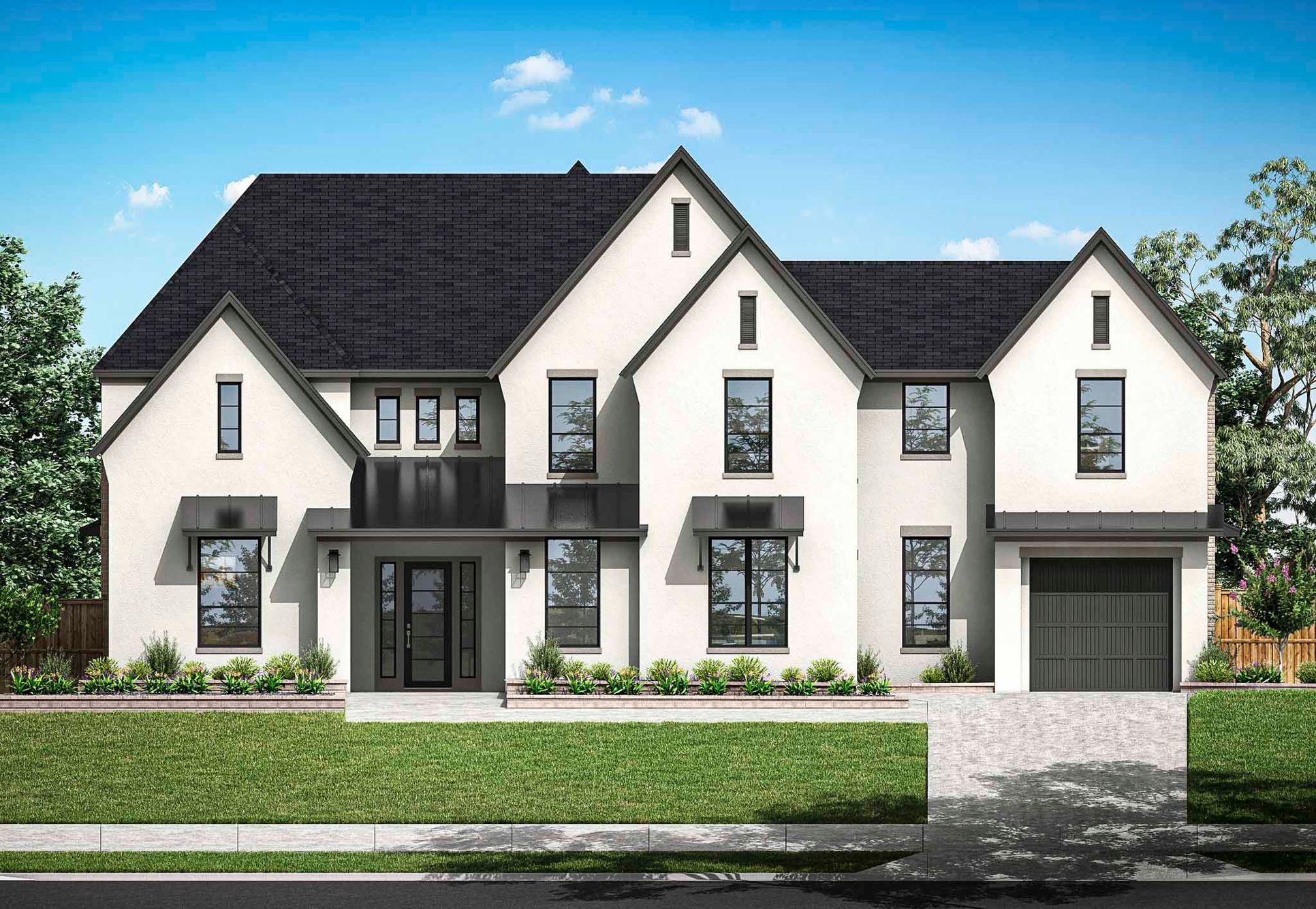 Sienna 80':Representative Only | Veneto plan | Elevation D