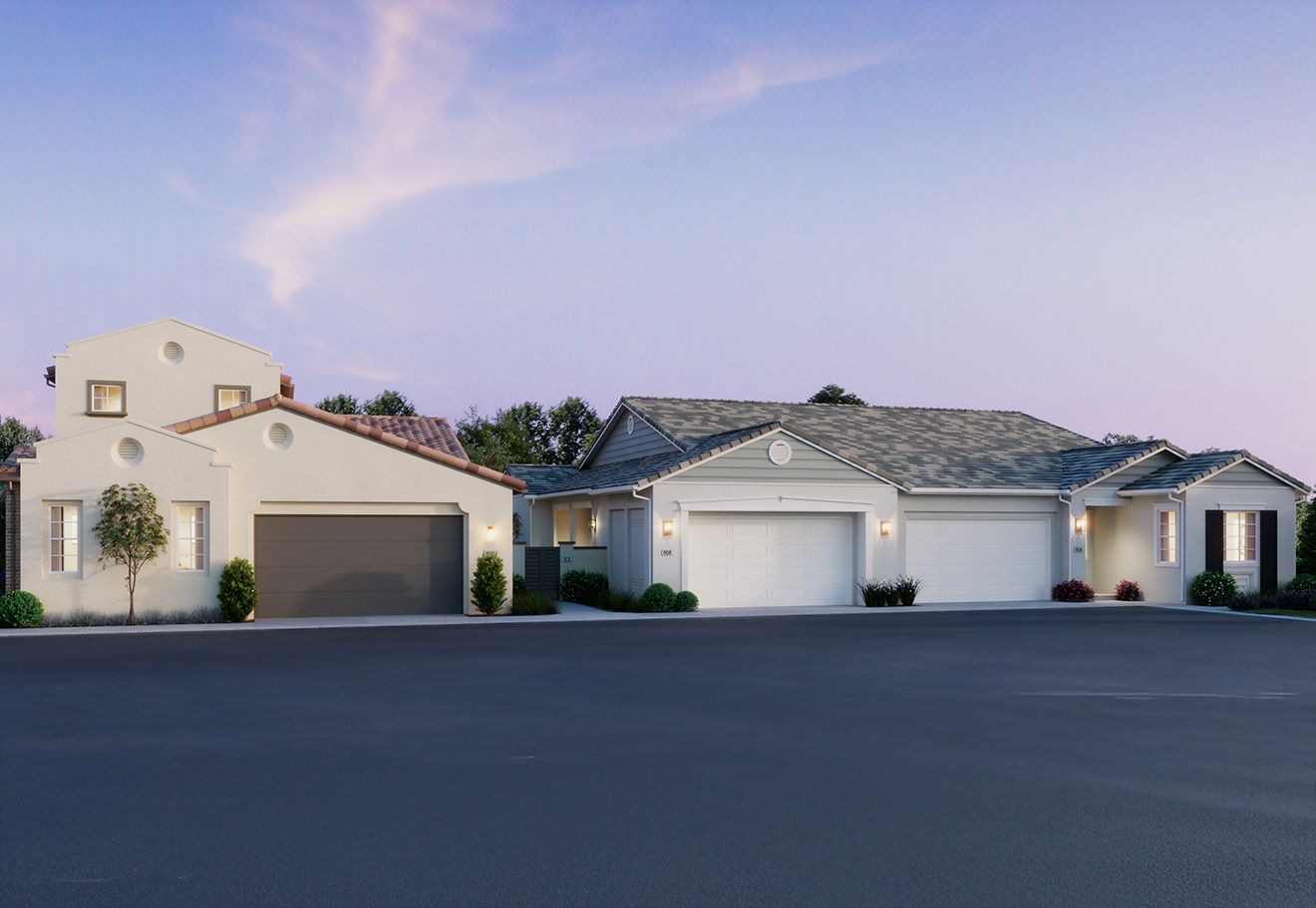 Lavender at Rancho Mission Viejo:Streetscape Rendering