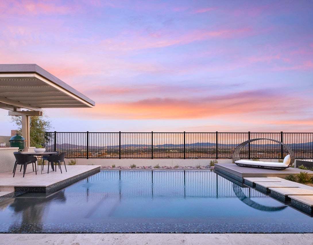 Carlisle Ridge at Grand Park in Summerlin:Plan 3 | Backyard - Preliminary Photography
