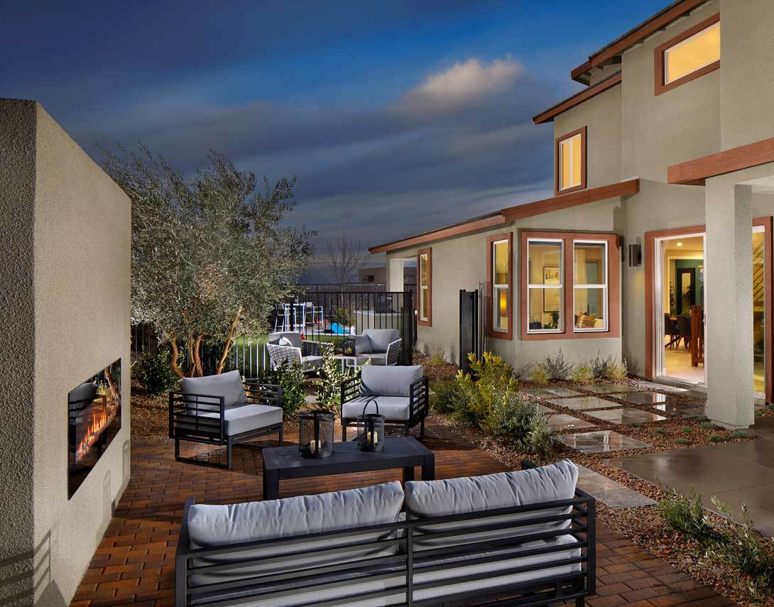 Carlisle Ridge at Grand Park in Summerlin:Plan 2 | Courtyard - Preliminary Photography