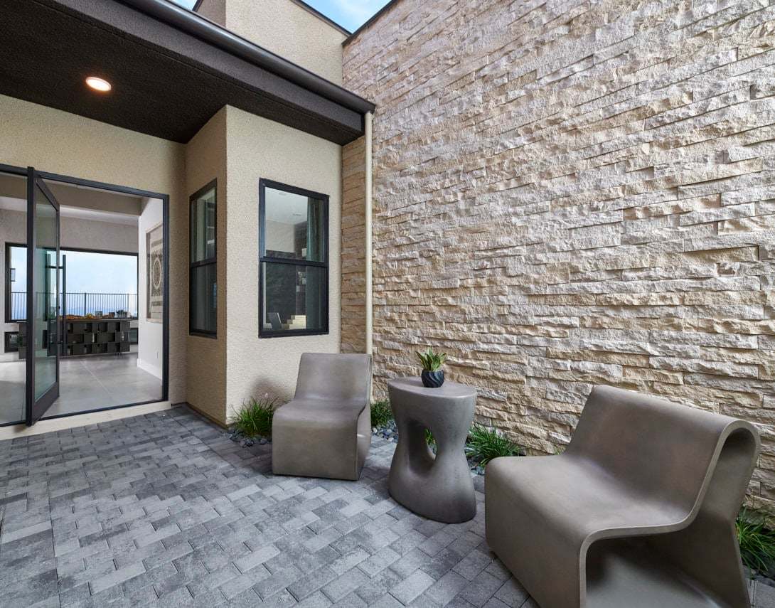 Carlisle Peak in Summerlin:Plan 3 | Courtyard - Preliminary Photography