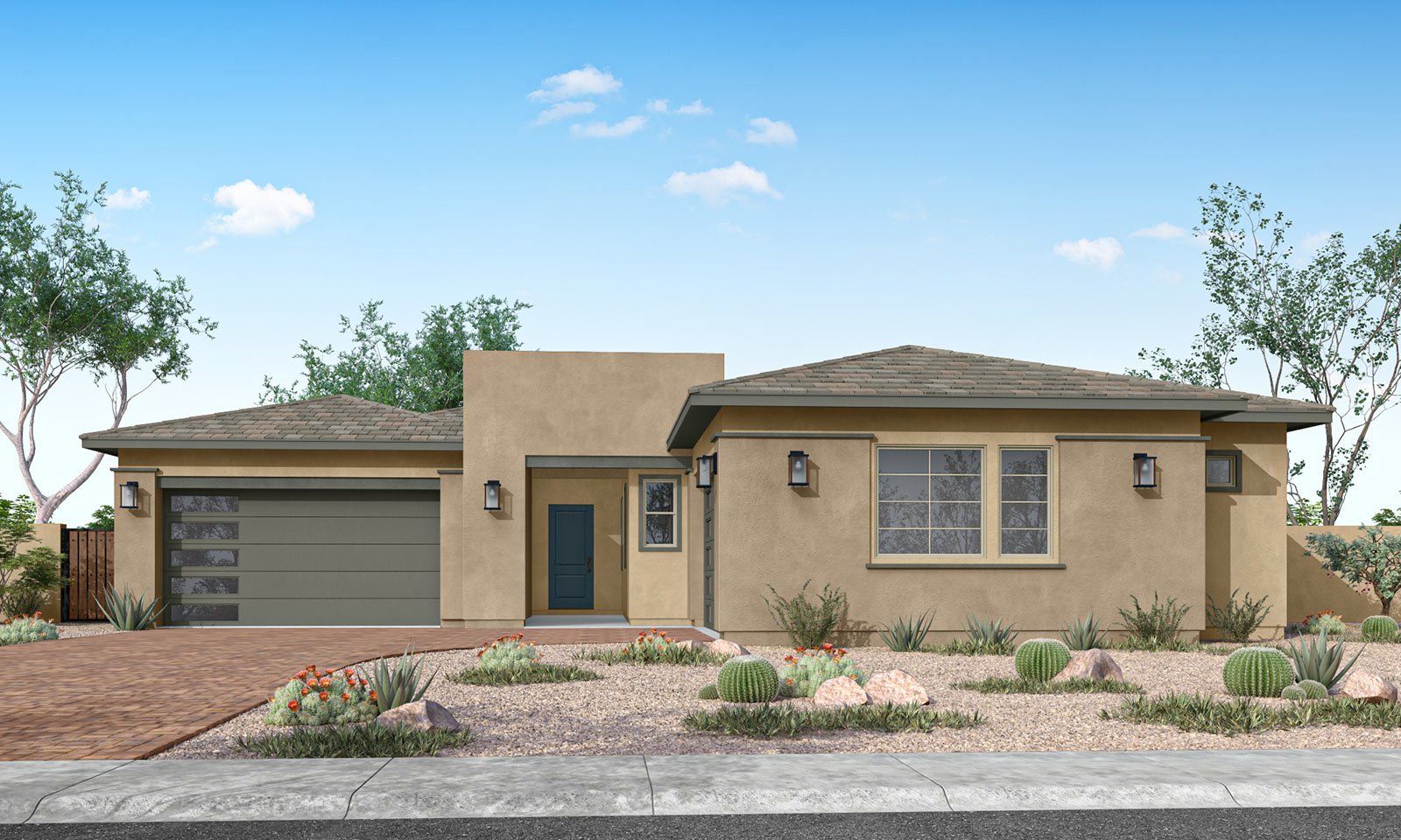 Navarre at Abel Ranch:Pecan Plan 60-4 | Exterior Style B