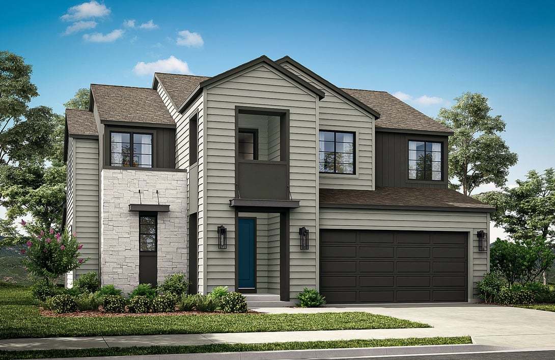 Discover Collection | Plan 1:Exterior Style A | Color Scheme 2