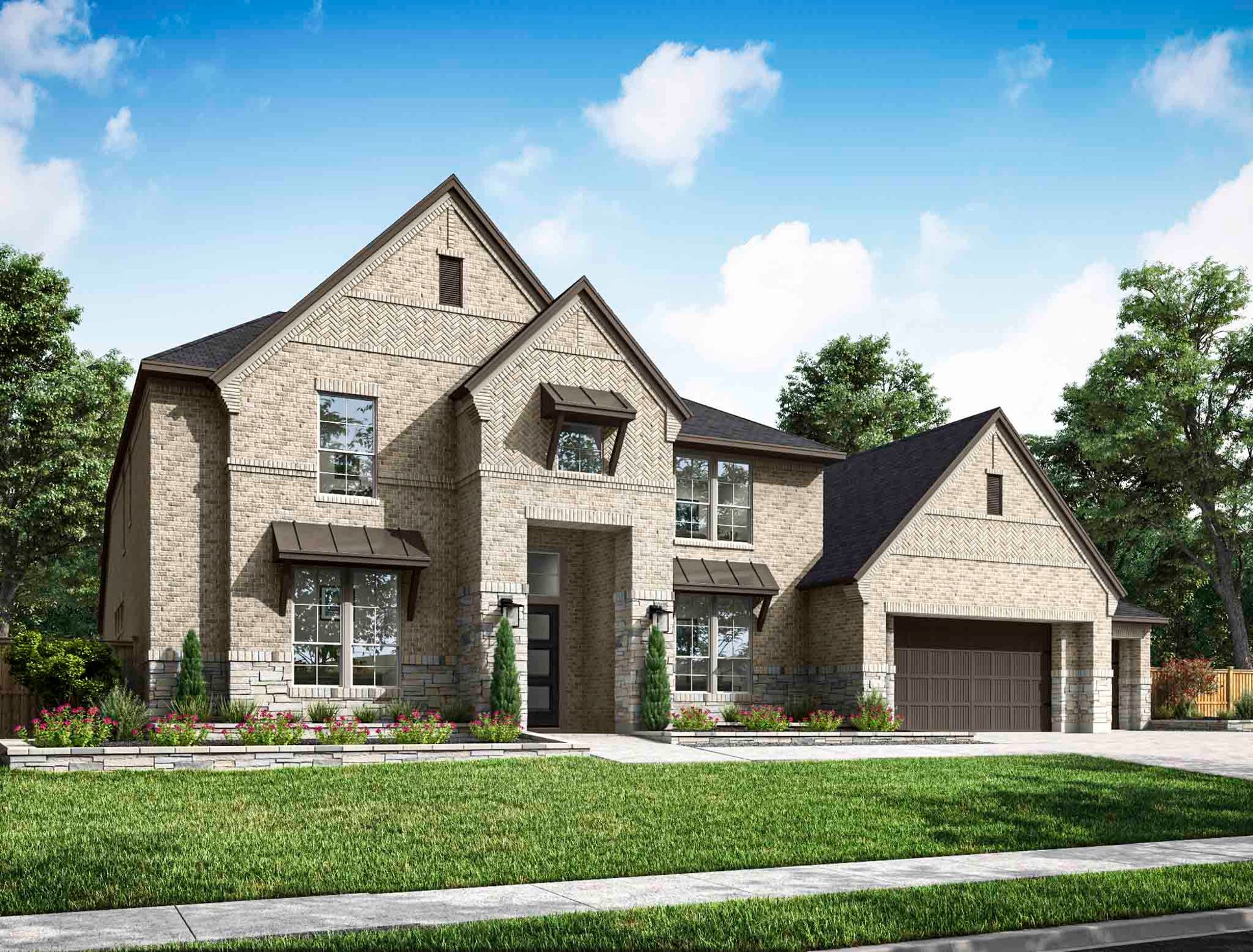 The Estates at James Lane:Representative Only | Marsala Plan | Elevation A