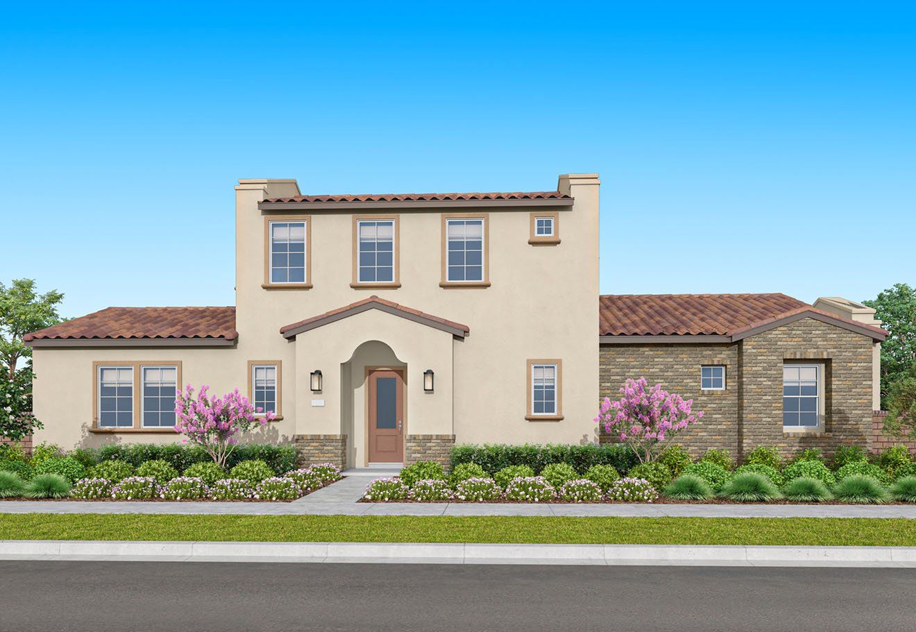 Lavender Plan 3X Exterior Style A:New Mission