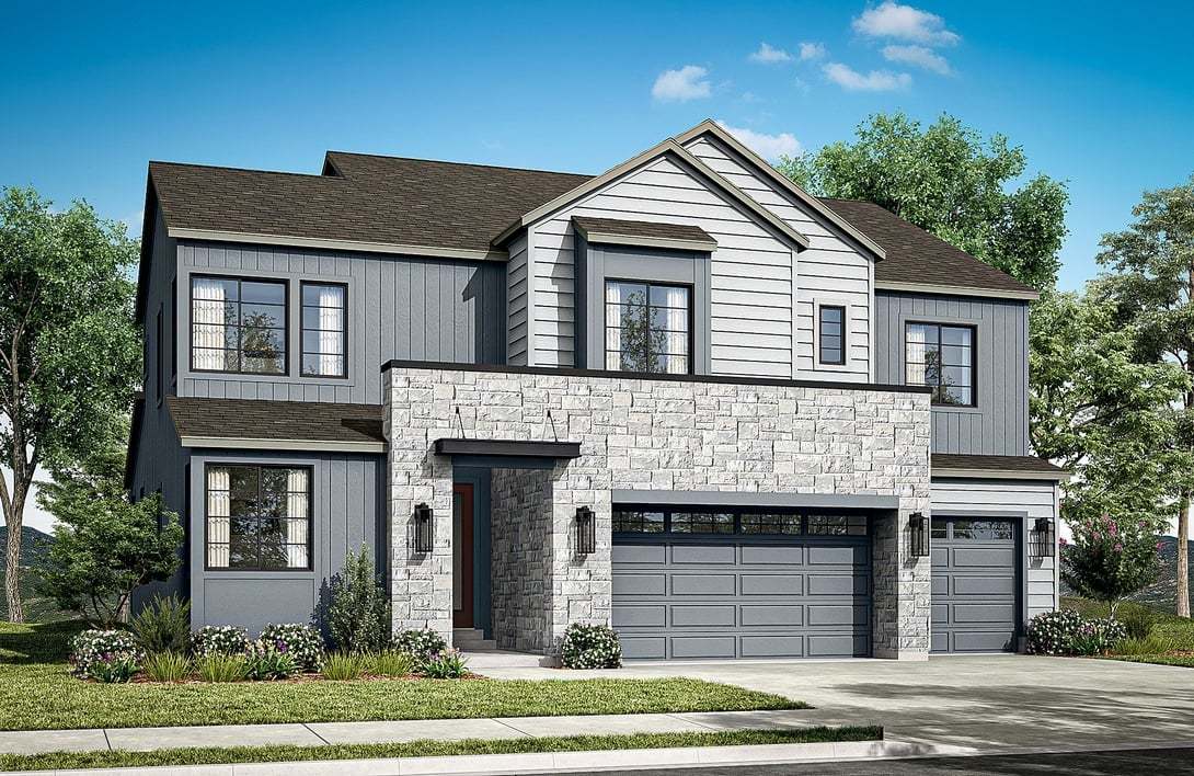 Timberline Collection | Plan 5:Exterior Style A | Color Scheme 3