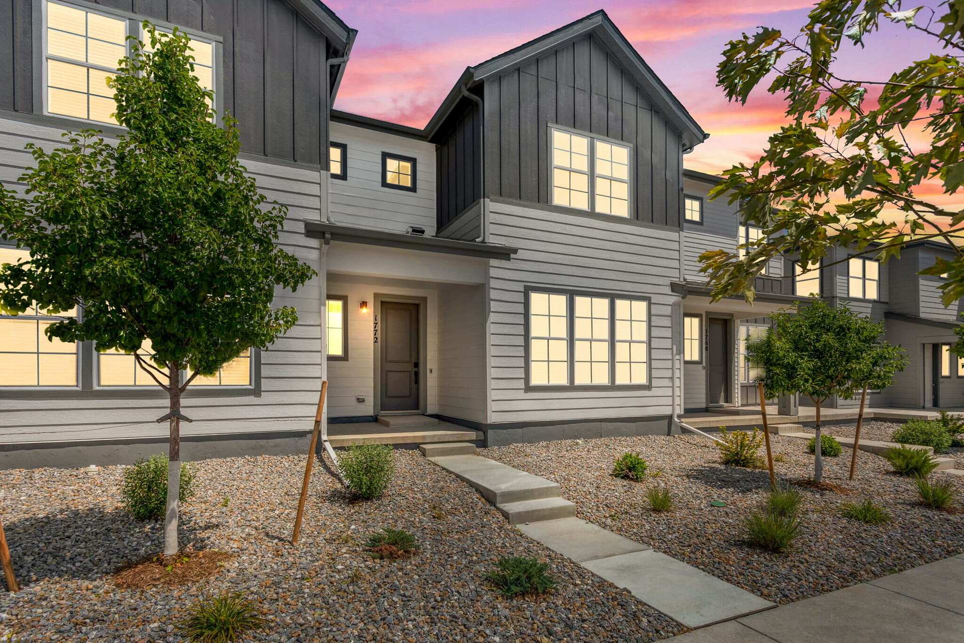 1772 Glacier Avenue:Modern Craftsman style front exterior