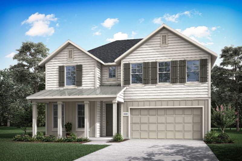 Elevation Rendering:Exterior Style J