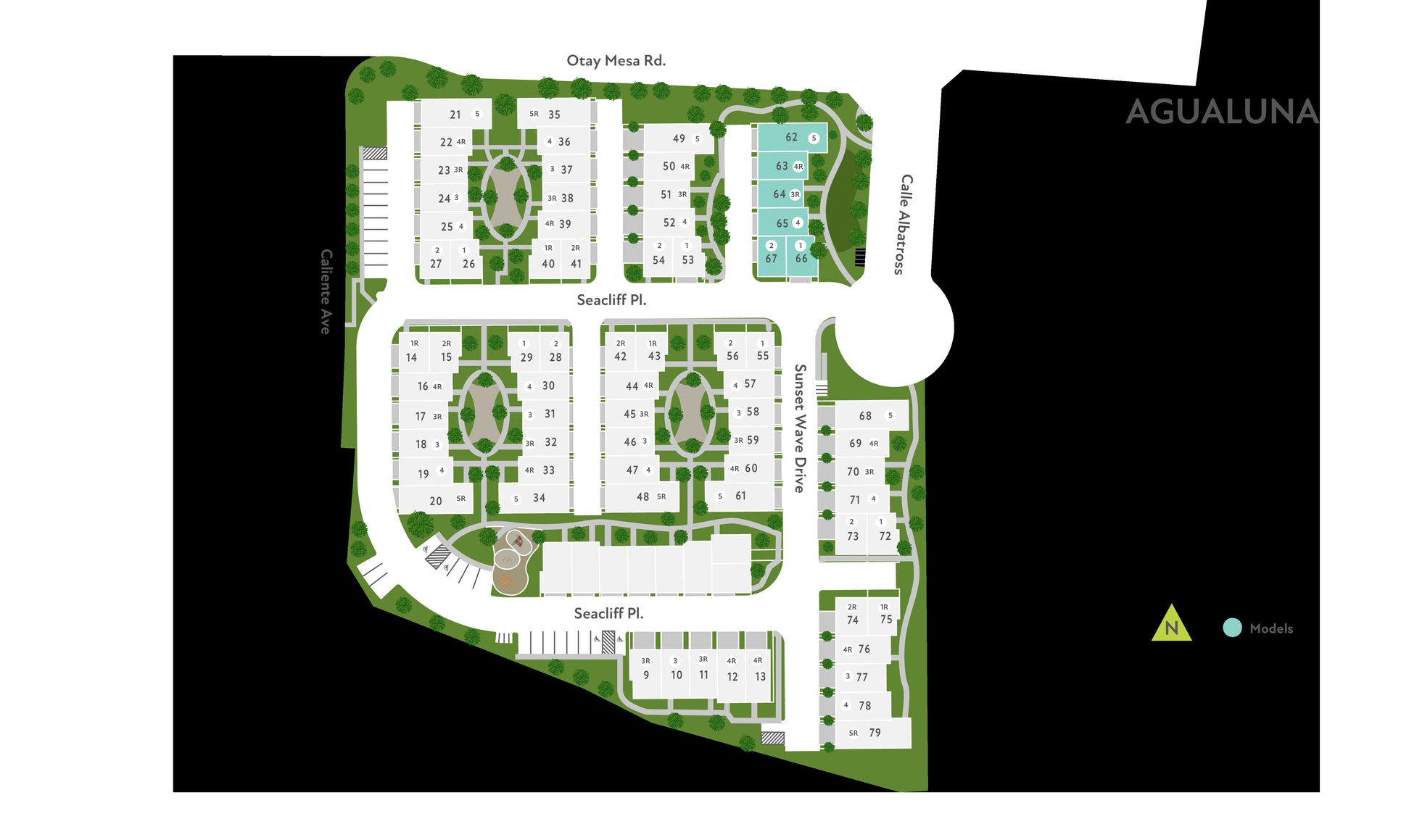 Agualuna Community Map