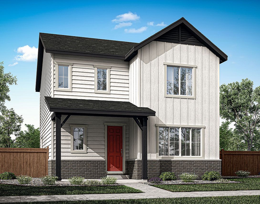 Painted Prairie - Plan 2805:Modern Farmhouse style exterior