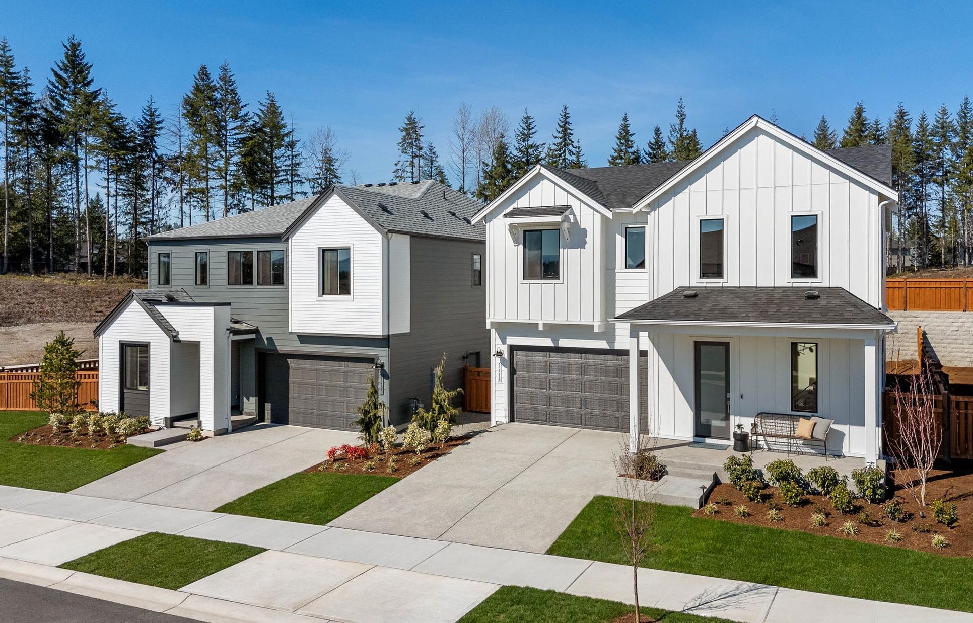 Glacier Pointe at Tehaleh:Model Homes
