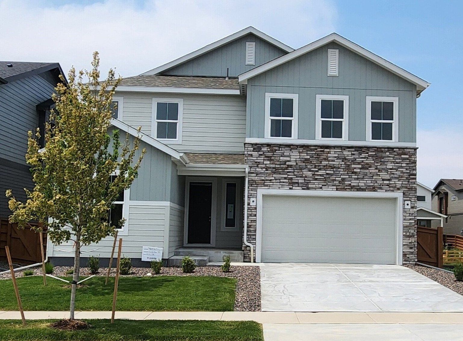 9983 Worchester Street:Modern Craftsman style front exterior