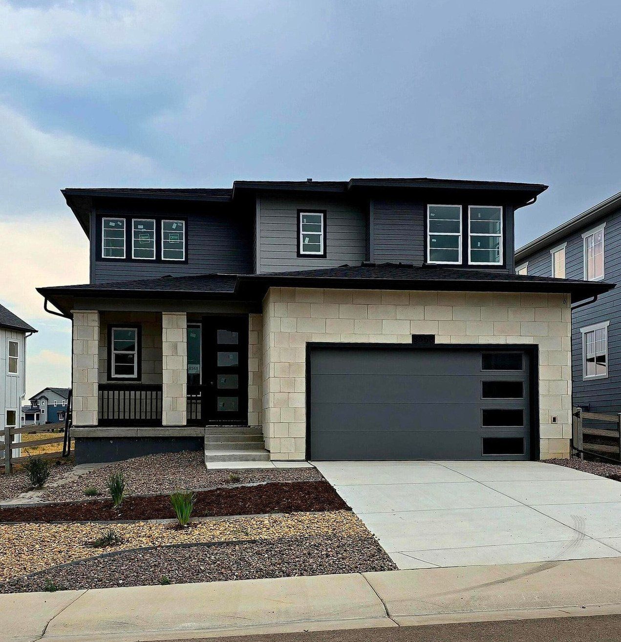 8568 Eckley Street:Modern Prairie Style exterior