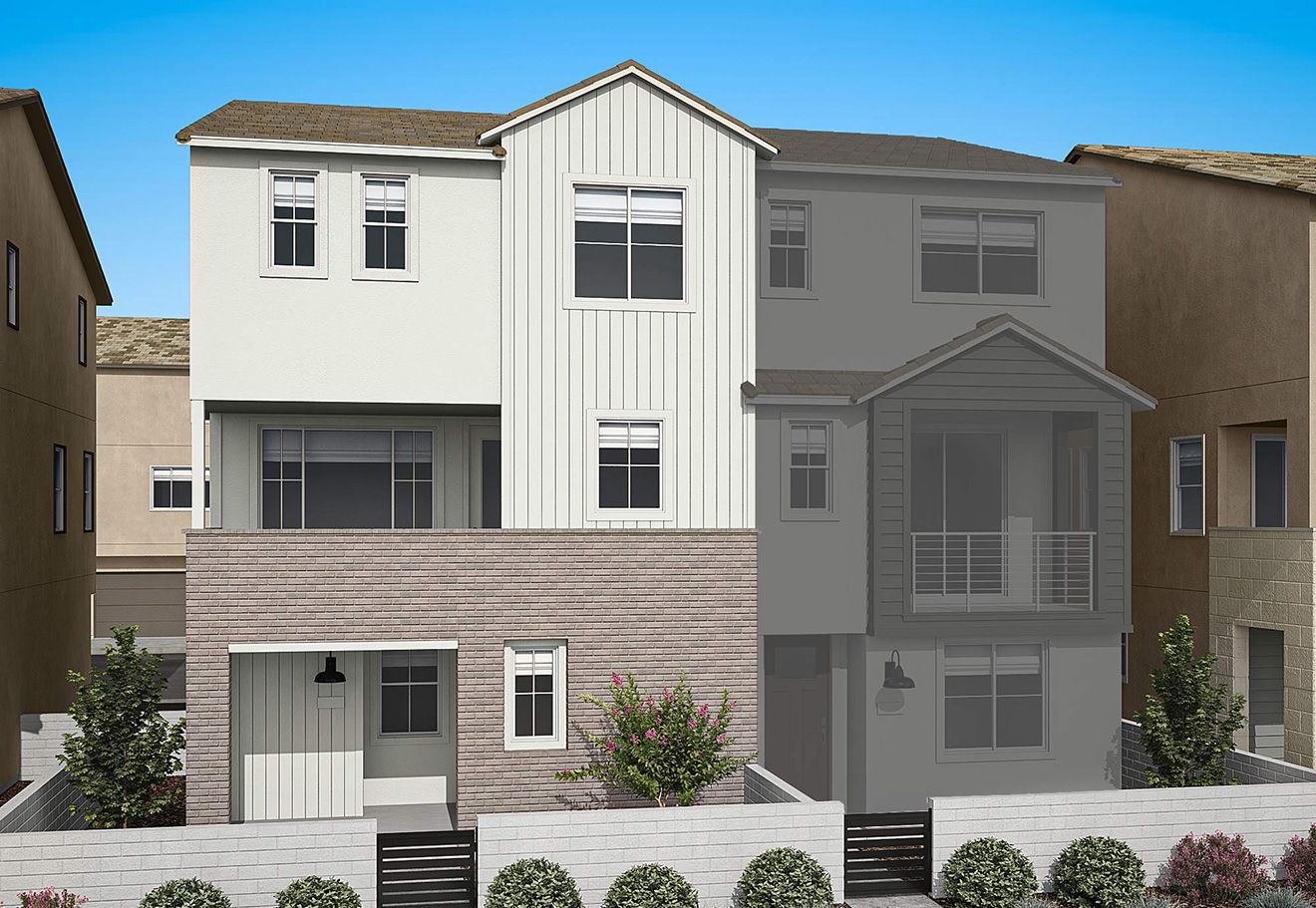Wren at Valencia Plan 4 Exterior Style A:California Modern