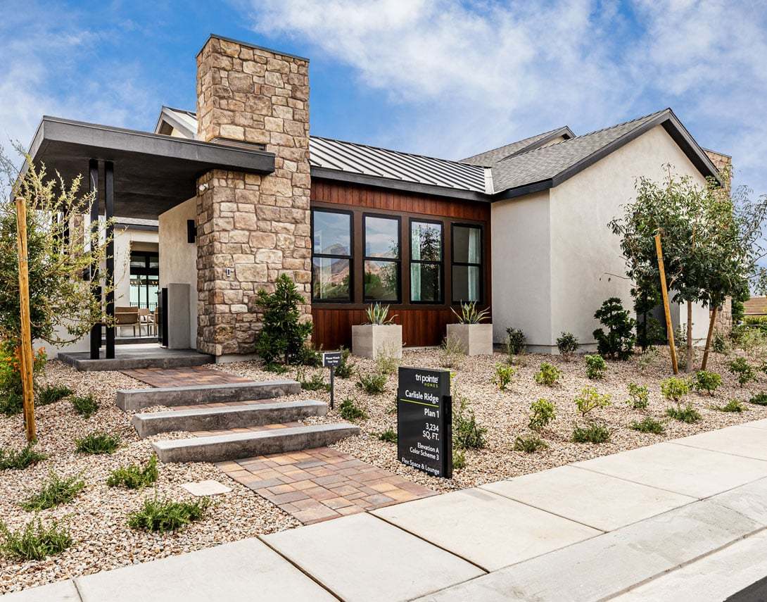 Carlisle Ridge in Summerlin:Plan 1 | Exterior