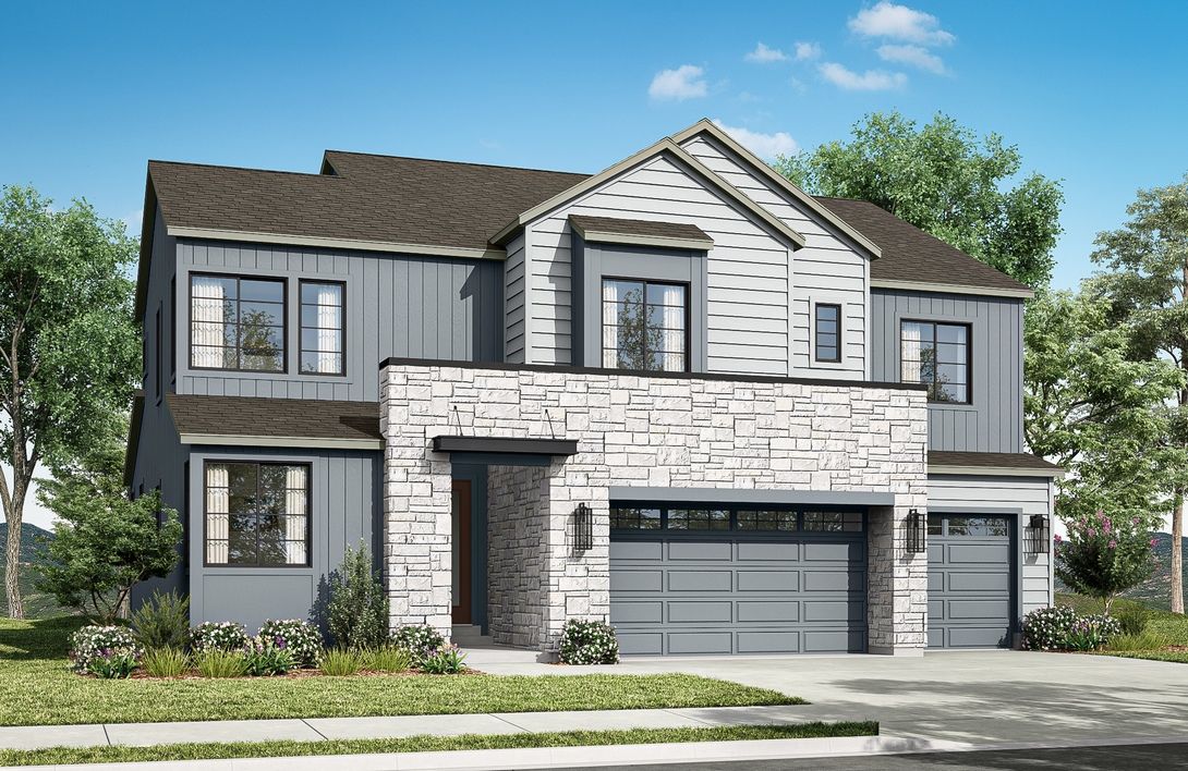 Timberline Collection | Plan 6:Exterior Style A | Color Scheme 3