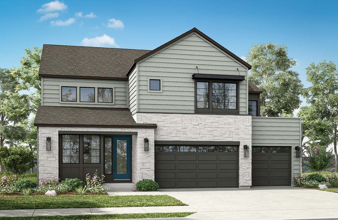 Timberline Collection | Plan 4:Exterior Style A | Color Scheme 2