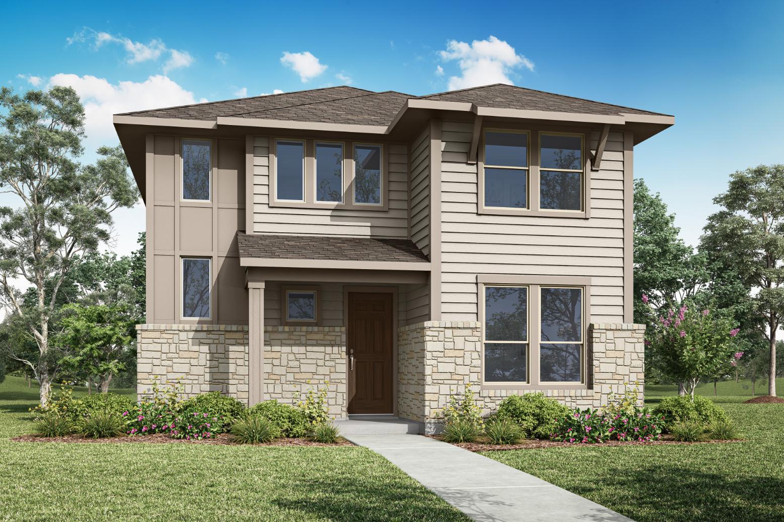 Walker:Exterior Elevation A