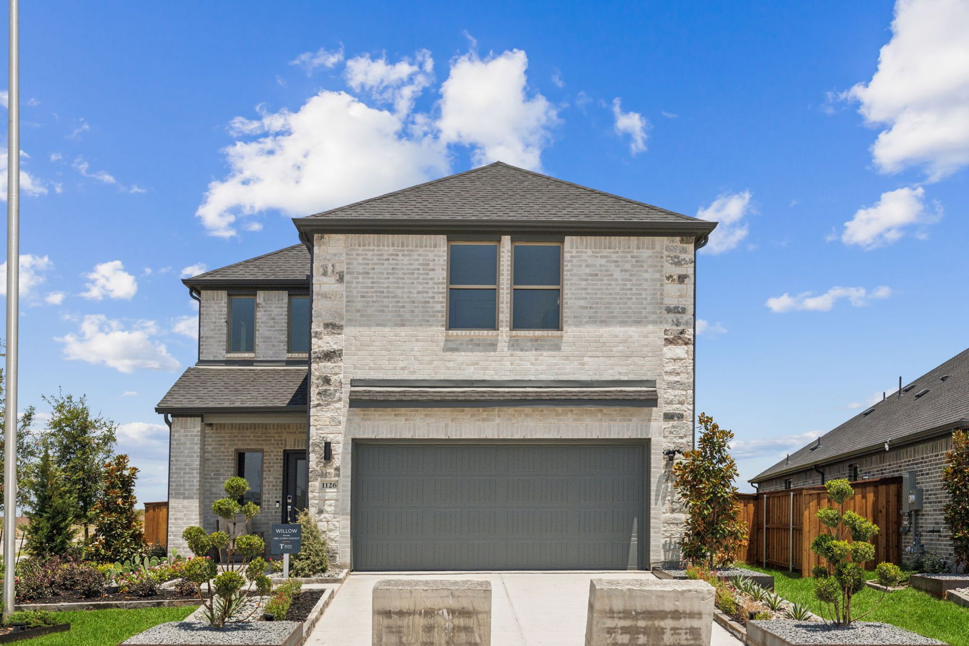 Trails of Lavon Willow Model Home in Lavon TX by Trophy Signature Homes