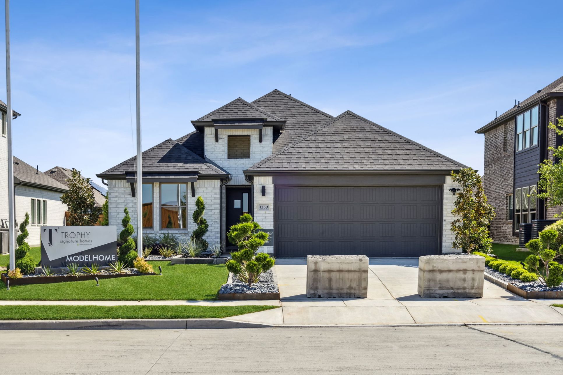 Devonshire Diamond Model Home in Forney TX by Trophy Signature Homes