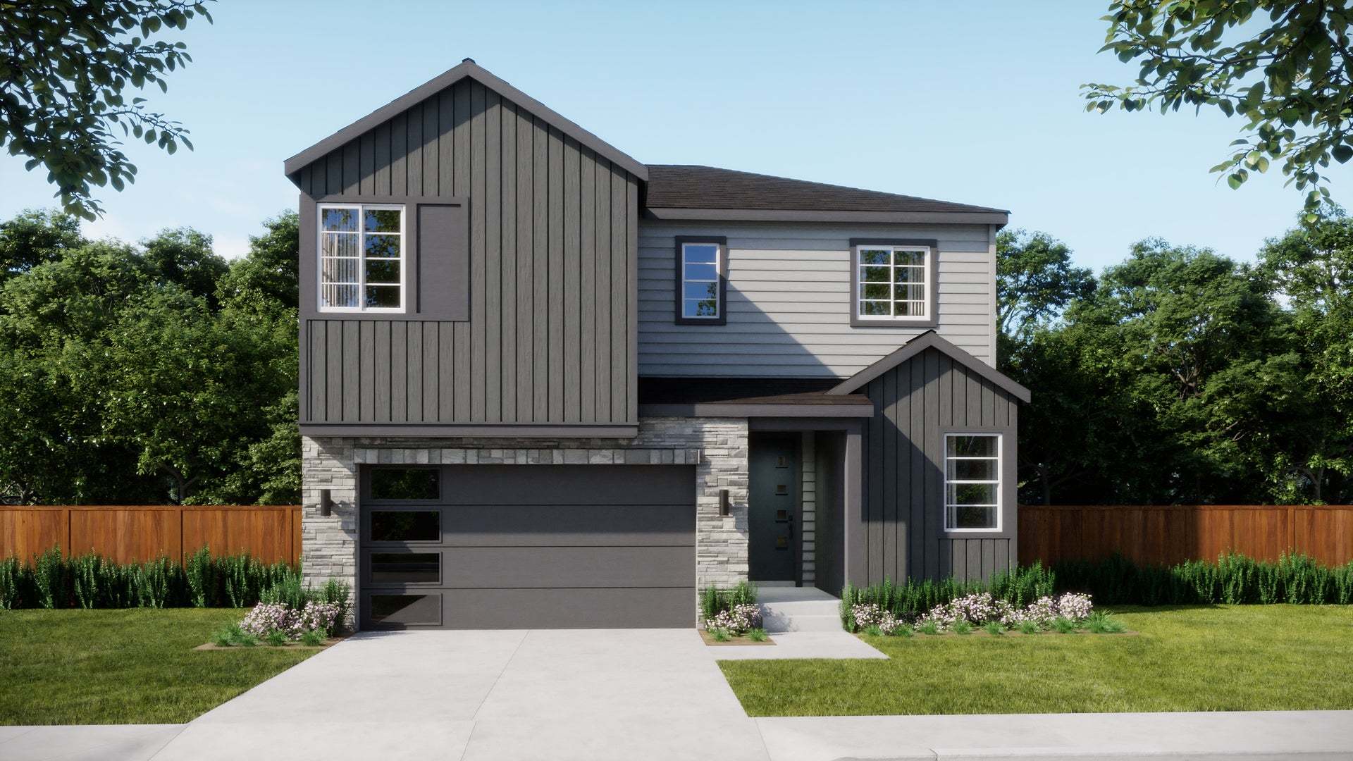 Kestrel at Tanterra by Trumark Homes | Plan Skylark | Modern Ranch:Kestrel at Tanterra | Plan Skylark | Modern Ranch