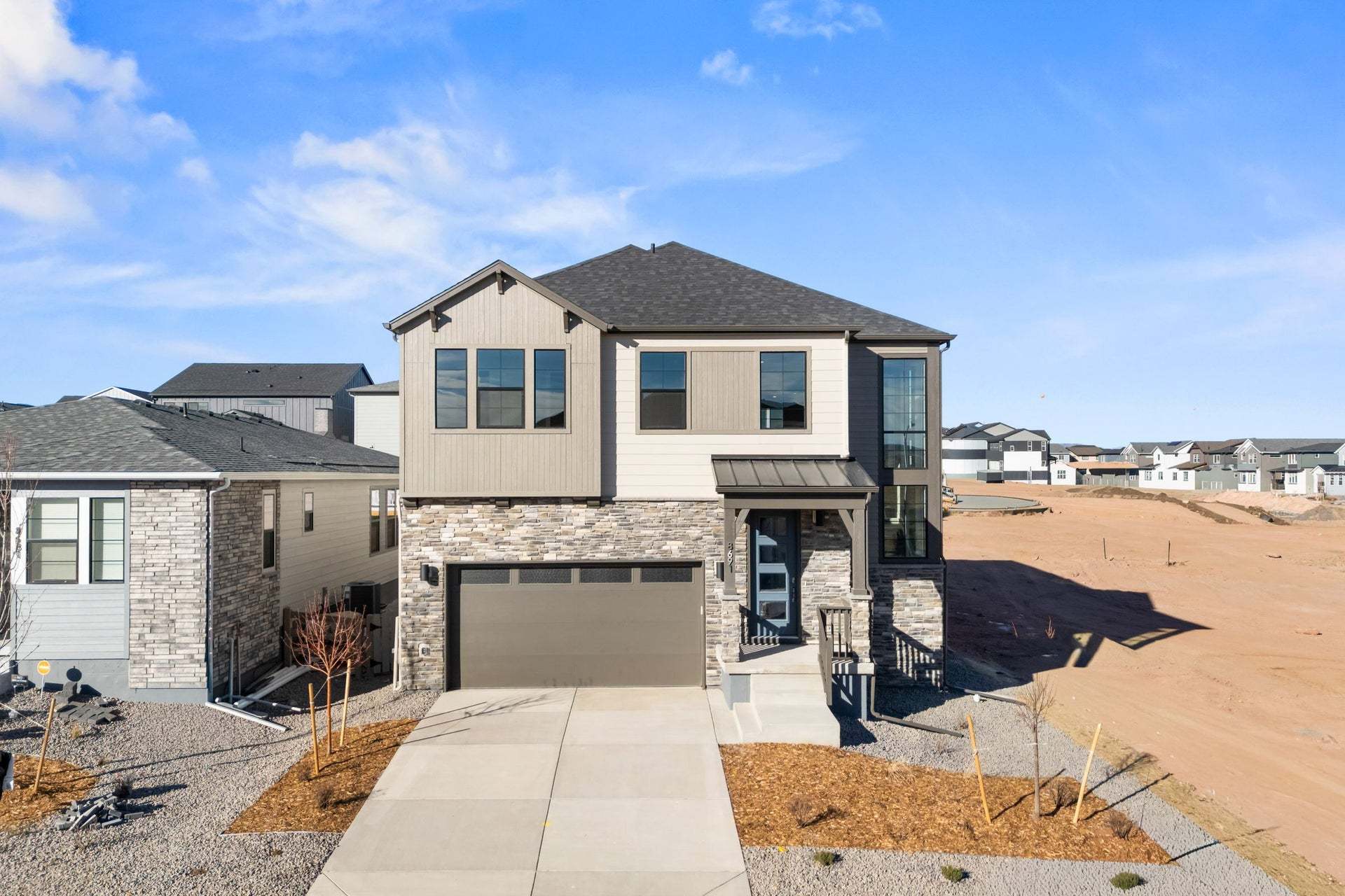 Exterior:8691 Pennycress Drive | Harmony at Sterling Ranch
