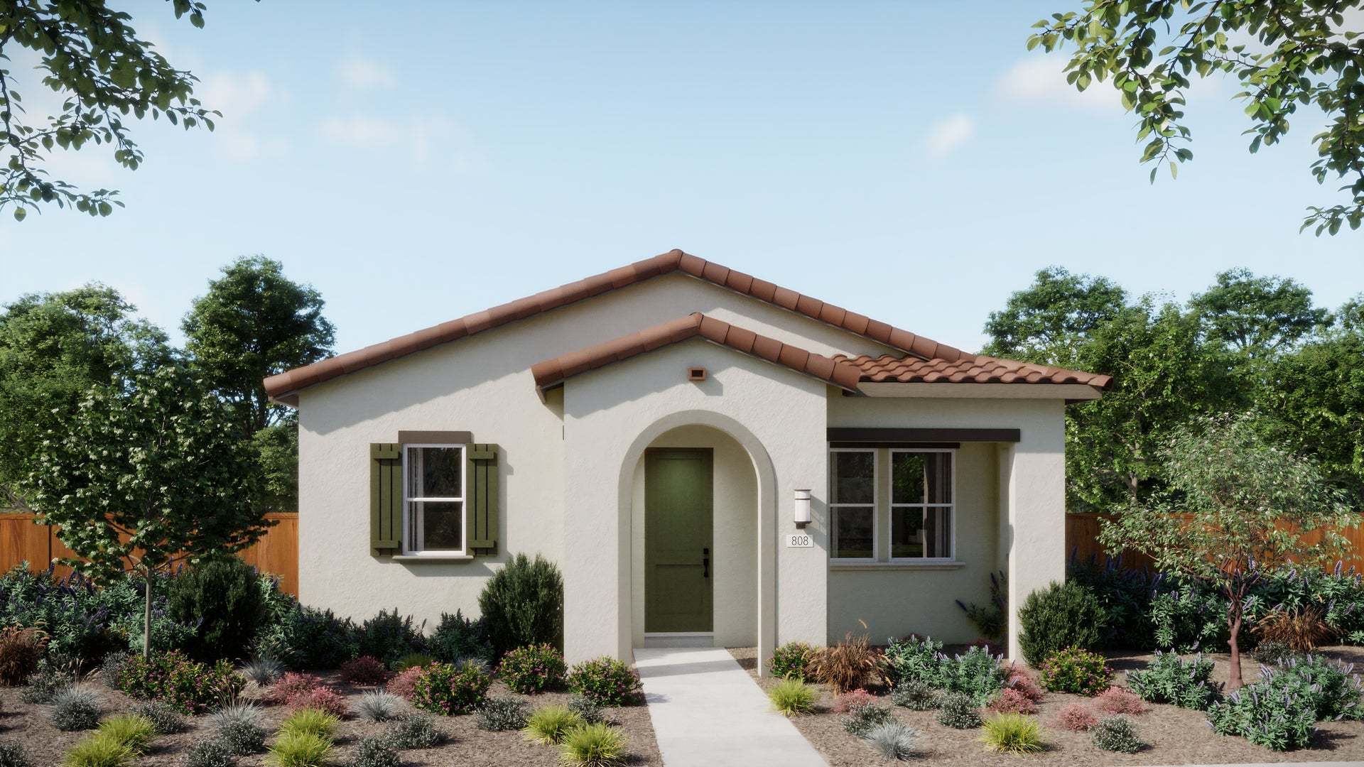 Plan 1 Spanish Elevation | Morada | Paso Robles, CA:Plan 1 Spanish Elevation | Morada | Paso Robles, CA